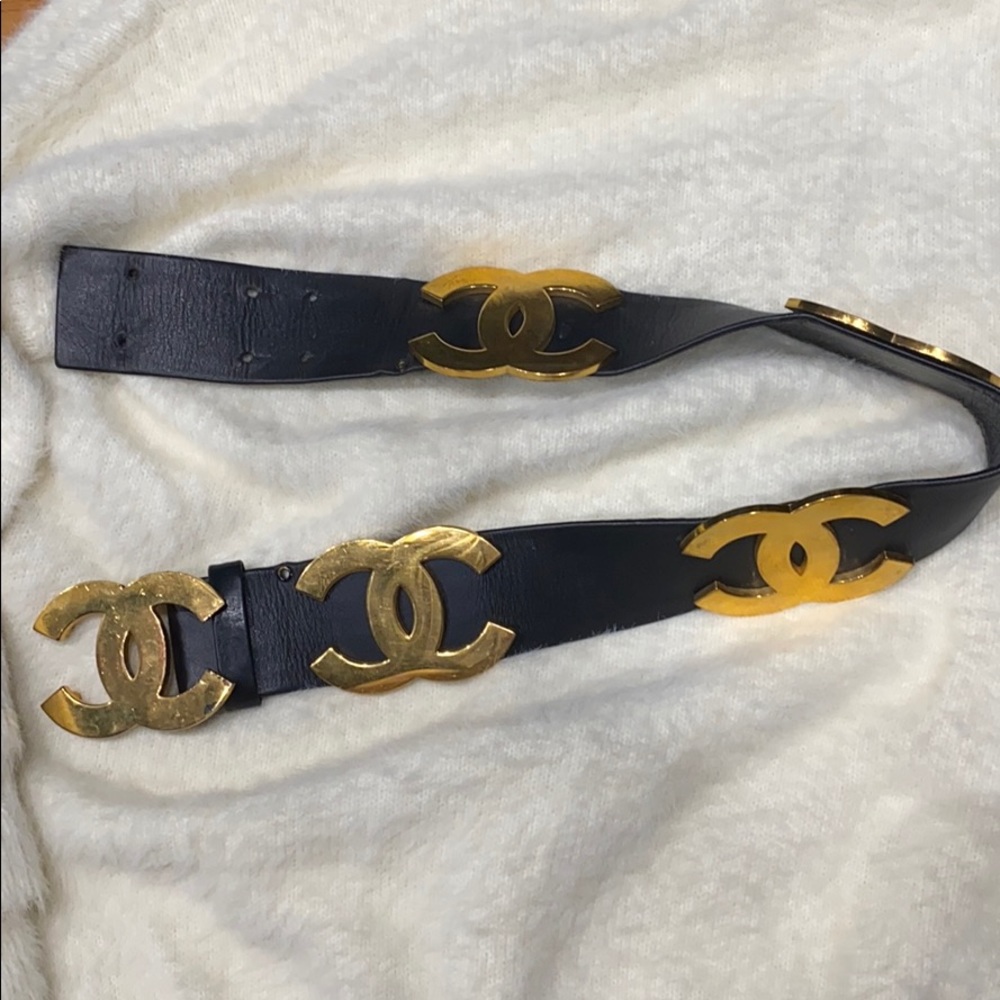 Very rare authentic Chanel belt